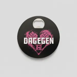 Dagegen Untersetzer / Flaschenöffner